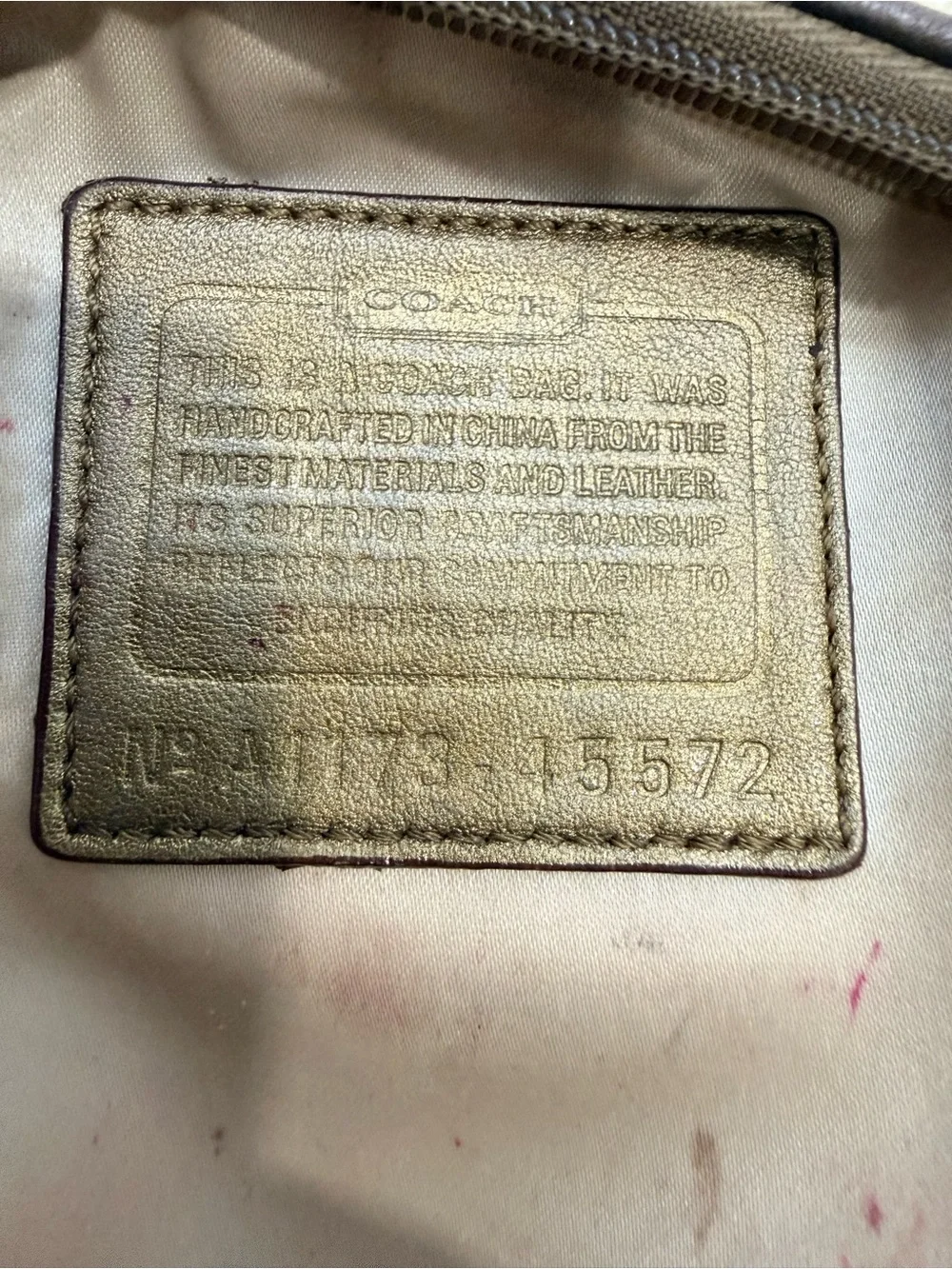 Coach compact crossbody